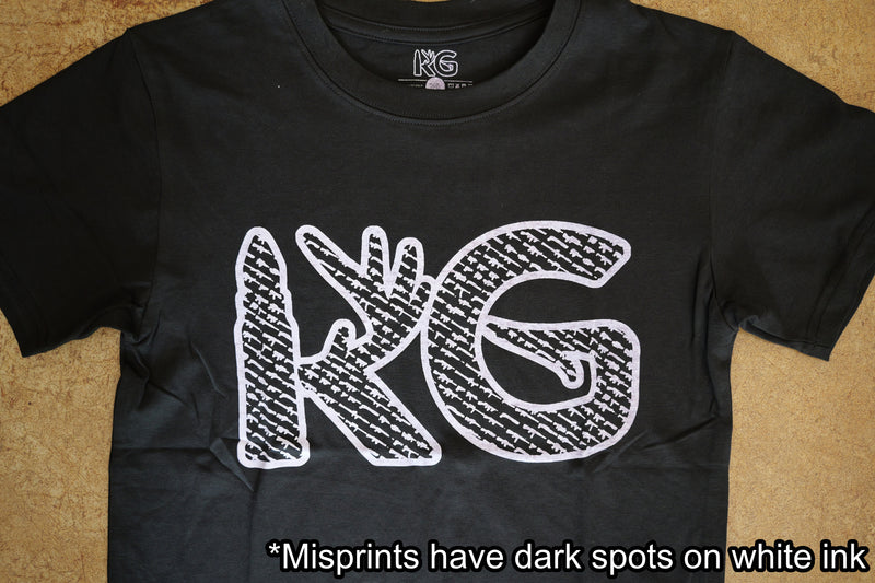 KG Black Gun Pattern T-Shirt (Misprint)