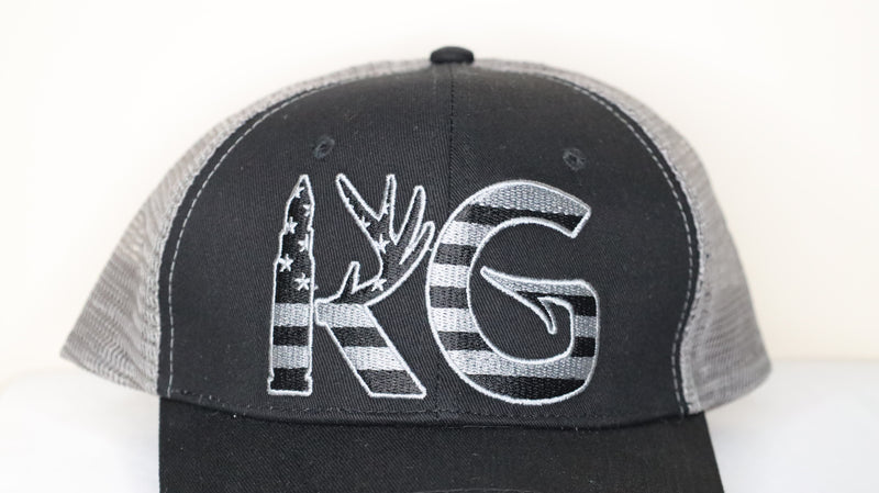 KG Blackout Flag Snapback Hat