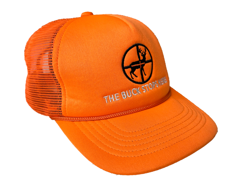 The Buck Stops Here Orange Hat