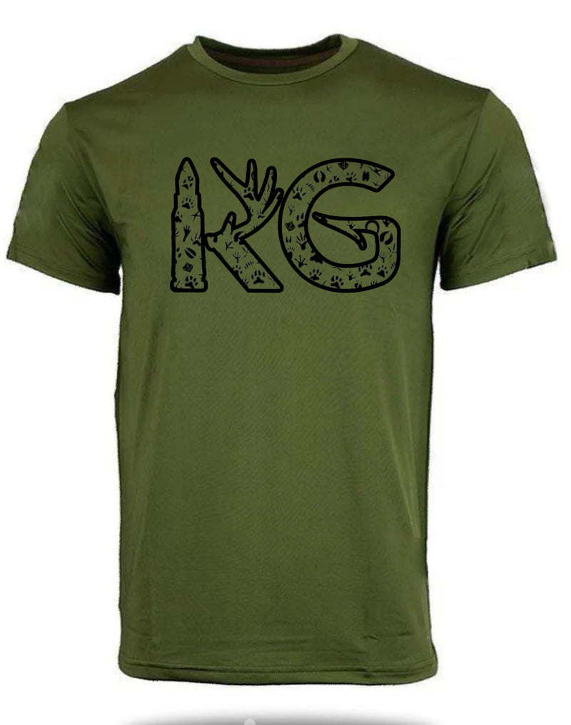 KG Green Animal Tracks T-Shirt