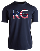 KG USA Navy  T-Shirt (Misprints)